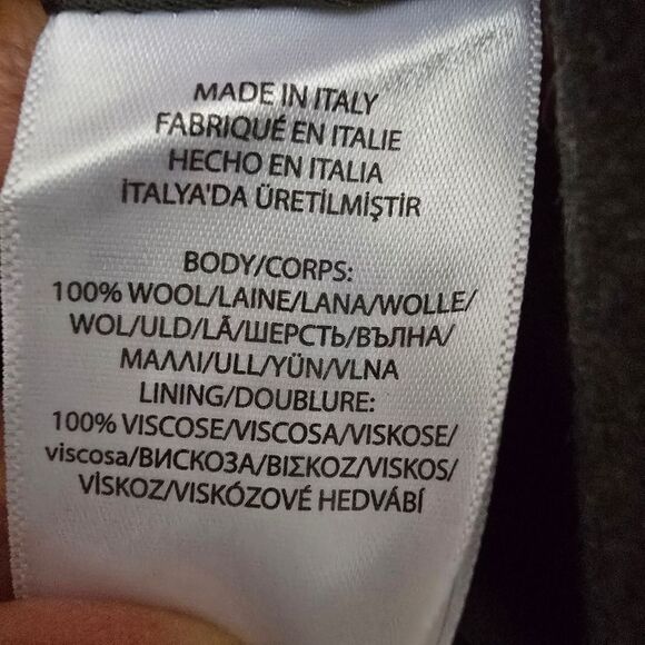 BISONTE Womens Black Leather Jacket Size XS Zip Up Hand Made In Australia Preppy - Picture 8 of 8